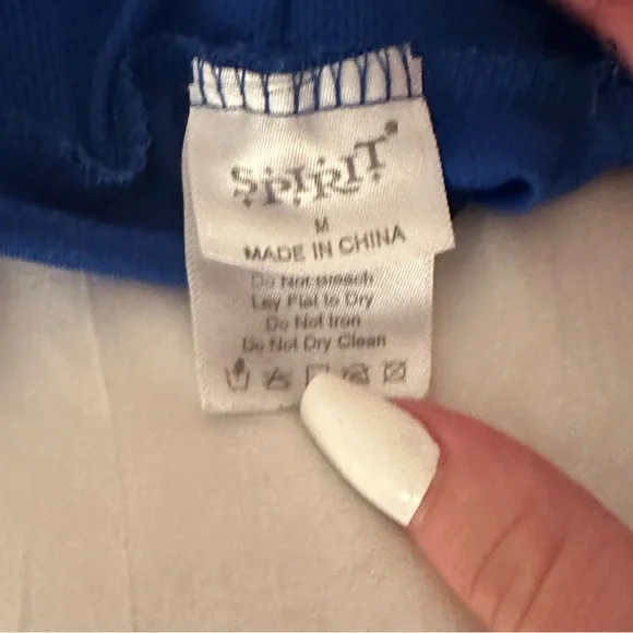 Blue Exercise Shorts - Picture 3 of 3